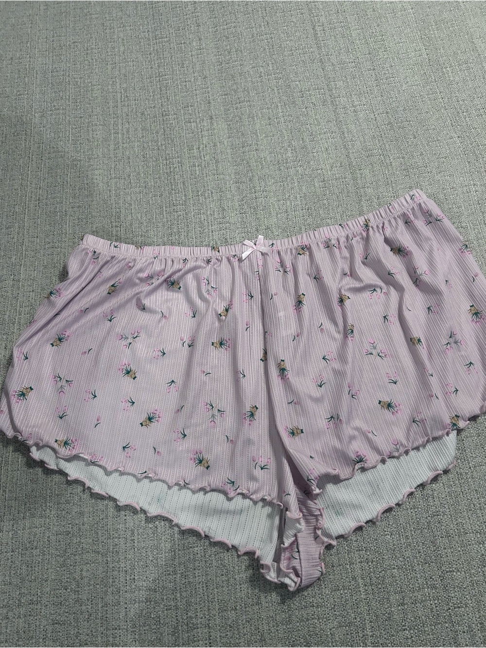 Pink Floral Cami & Shorts Pajama Set. Size 4X - Picture 5 of 6